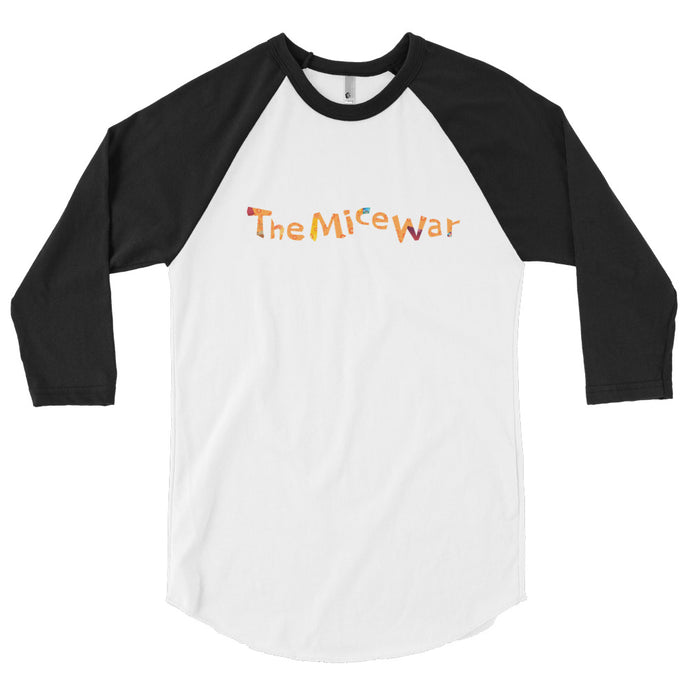 The Mice War 3/4 sleeve baseball shirt